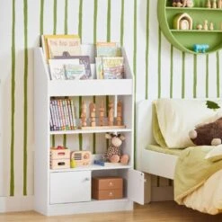 Bibliothèque à Livres Étagère De Rangement Jouets Pour Enfants KMB11-W SoBuy® -ATMOSPHERA || Songmics Soldes Boutique 10405259 4