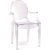 Chaise Enfant Louis XiV Design Transparent Transparent - PC, Plastique