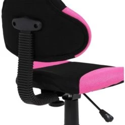 Chaise De Bureau Pour Enfant ALONDRA Fauteuil Pivotant Avec Hauteur Réglable, Revêtement En Mesh Noir/rose -ATMOSPHERA || Songmics Soldes Boutique 15069945 4