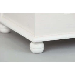 Coffre à Jouet En Bois Massif Coloris Blanc - Dim : L89 X P49 X H53 Cm -PEGANE- -ATMOSPHERA || Songmics Soldes Boutique 15505225 3