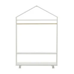 ATMOSPHERA Penderie à Roulettes - 80,5 X 36 X 120 Cm - Blanc - Livraison Gratuite -ATMOSPHERA || Songmics Soldes Boutique 16138127 4