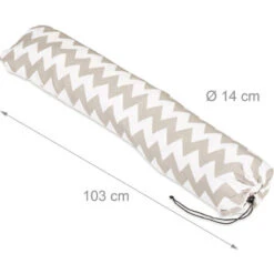 Relaxdays Tente De Jeu Pour Enfants, Tipi Intérieur Extérieur Tente Indien Wigwam, HxlxP:160 X 115 X 115 Cm, Blanc/gris -ATMOSPHERA || Songmics Soldes Boutique 16590932 5