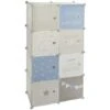 ATMOSPHERA Rangement Penderie Bleu Pour Enfant