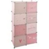ATMOSPHERA Rangement Penderie Rose Pour Enfant 2 ATMOSPHERA Rangement Penderie Rose Pour Enfant -ATMOSPHERA || Songmics Soldes Boutique 16680902 1