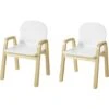 Lot De 2 Chaises Enfant Design Fauteuil Pour Enfants Avec Accoudoirs Et Dossier Chaise Confortable Haute Qualité- Hauteur Réglable,SoBuy® KMB24-Wx2 -ATMOSPHERA || Songmics Soldes Boutique 16799311 1