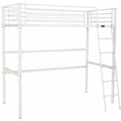 Lit Mezzanine Alora - 90 X 190 Cm - Blanc