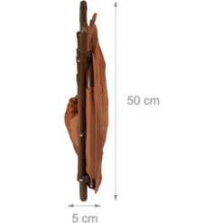 Relaxdays Chaise Lune Enfants, Pliable, Filles Et Garçonnets, Intérieur Et Extérieur, Fauteuil Pliable, Marron -ATMOSPHERA || Songmics Soldes Boutique 17446721 5