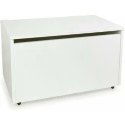 Coffre à Jouets XXL Sur Roues: Blanc