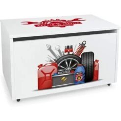 Coffre à Jouets XXL Sur Roues: Service De Voiture