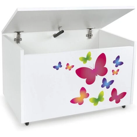 Coffre à Jouets XXL Sur Roues: Papillons 4 Coffre à Jouets XXL Sur Roues: Papillons – Image 2