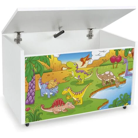 Coffre à Jouets XXL Sur Roues: Dino 4 Coffre à Jouets XXL Sur Roues: Dino – Image 2