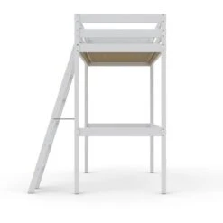 Lit Mezzanine STUDIO 90x200 + 1 Sommier / Blanc/ L209xP151xH195 11 Lit Mezzanine STUDIO 90x200 + 1 Sommier / Blanc/ L209xP151xH195 -ATMOSPHERA || Songmics Soldes Boutique 21447545 5