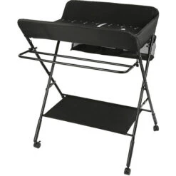 Table A Langer Pliable Avec Panier De Rangeme Noir -ATMOSPHERA || Songmics Soldes Boutique 23067398 5