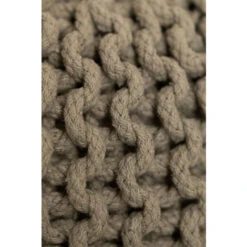 Pouf Rond En Tricot Greicy SKLUM Vert Kaki Ø42 Cm -ATMOSPHERA || Songmics Soldes Boutique 26924277 5