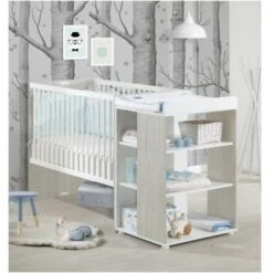 BABYPRICE Lit Bébé Sitta Combiné Evolutif 120x60 Cm -ATMOSPHERA || Songmics Soldes Boutique 27606862 3