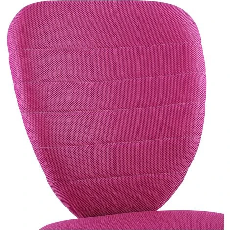 Chaise De Bureau Pour Enfant DISCOVERY Fauteuil Pivotant Et Ergonomique, Siège à Roulettes Avec Hauteur Réglable, En Mesh Rose 6 Chaise De Bureau Pour Enfant DISCOVERY Fauteuil Pivotant Et Ergonomique, Siège à Roulettes Avec Hauteur Réglable, En Mesh Rose – Image 4