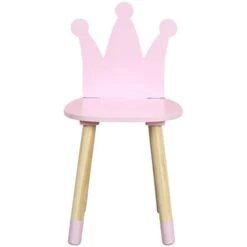 Chaise Enfant Couronne Rose Home Deco Kids -ATMOSPHERA || Songmics Soldes Boutique 28607320 3