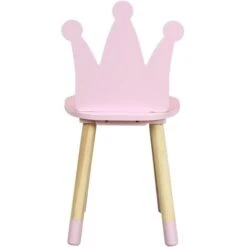 Chaise Enfant Couronne Rose Home Deco Kids -ATMOSPHERA || Songmics Soldes Boutique 28607320 5