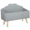 Coffre À Jouets En Bois Forme Nuage Gris Atmosphera For Kids -ATMOSPHERA || Songmics Soldes Boutique 28677321 1