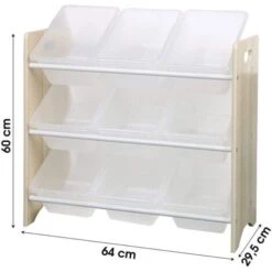 Meuble De Rangements Avec 9 Casiers Atmosphera 7 Meuble De Rangements Avec 9 Casiers Atmosphera -ATMOSPHERA || Songmics Soldes Boutique 29897827 3