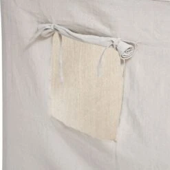 Maison En Pin Et Toile Beige Atmosphera 10 Maison En Pin Et Toile Beige Atmosphera -ATMOSPHERA || Songmics Soldes Boutique 30440088 4