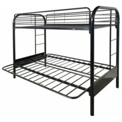 Lit Mezzanine POLO - 90 X 190 Cm - Noir 8 Lit Mezzanine POLO - 90 X 190 Cm - Noir -ATMOSPHERA || Songmics Soldes Boutique 3068960 3