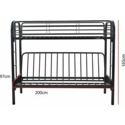 Lit Mezzanine POLO - 90 X 190 Cm - Noir 9 Lit Mezzanine POLO - 90 X 190 Cm - Noir -ATMOSPHERA || Songmics Soldes Boutique 3068960 4