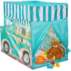 Relaxdays Tente Enfants, Cabane De Jeu, Motif Voiture, Intérieur Et Extérieur, HLP 100 X 70 X 120 Cm, Dès 3 Ans, Coloré -ATMOSPHERA || Songmics Soldes Boutique 31803453 1