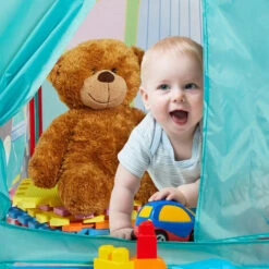 Relaxdays Tente Enfants, Cabane De Jeu, Motif Voiture, Intérieur Et Extérieur, HLP 100 X 70 X 120 Cm, Dès 3 Ans, Coloré -ATMOSPHERA || Songmics Soldes Boutique 31803453 5