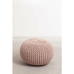 Pouf Rond En Tricot Greicy SKLUM Rose Noisette Ø70 Cm 9 Pouf Rond En Tricot Greicy SKLUM Rose Noisette Ø70 Cm -ATMOSPHERA || Songmics Soldes Boutique 33109989 3