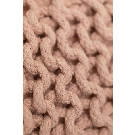 Pouf Rond En Tricot Greicy SKLUM Rose Noisette Ø70 Cm 7 Pouf Rond En Tricot Greicy SKLUM Rose Noisette Ø70 Cm – Image 5