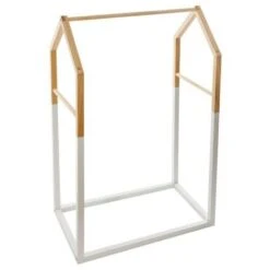 ATMOSPHERA Penderie Enfant En Bois House 100cm Blanc