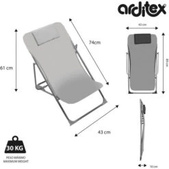 Chaise Longue Pliante - Pat Patrouille -ATMOSPHERA || Songmics Soldes Boutique 36280849 3