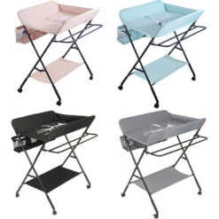 Table à Langer Pour Bébé Pliable, Sans Installation, Multifonction -ATMOSPHERA || Songmics Soldes Boutique 37824726 5