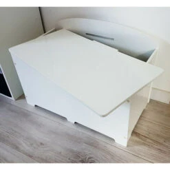 Coffre à Jouets En Bois Blanc 2 En 1 Thème Pat'Patrouille -ATMOSPHERA || Songmics Soldes Boutique 39496165 3