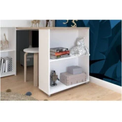 PARISOT Combiné Enfant - Décor Blanc Et Chene Jackson - Sommier Inclus - 90x200 Cm - LIAM 11 PARISOT Combiné Enfant - Décor Blanc Et Chene Jackson - Sommier Inclus - 90x200 Cm - LIAM -ATMOSPHERA || Songmics Soldes Boutique 39604779 5