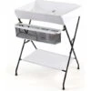 COSTWAY Table à Langer Multifonctions Bébé Pliante 3 En 1 Avec Ceinture De Sécurité Grand Panier De Rangement Supporté 11 Kg Blanc 1 COSTWAY Table à Langer Multifonctions Bébé Pliante 3 En 1 Avec Ceinture De Sécurité Grand Panier De Rangement Supporté 11 Kg Blanc -ATMOSPHERA || Songmics Soldes Boutique 40117716 1