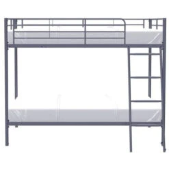 Lits Superposés En Métal - Dark Grey - Sommiers Inclus - 2 X 140 X 190 Cm - ALICE -ATMOSPHERA || Songmics Soldes Boutique 41828896 3