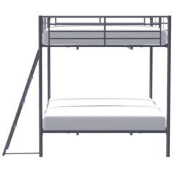 Lits Superposés En Métal - Dark Grey - Sommiers Inclus - 2 X 140 X 190 Cm - ALICE -ATMOSPHERA || Songmics Soldes Boutique 41828896 4