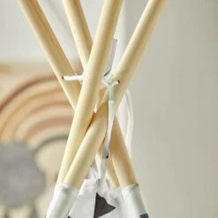 SoBuy OSS03-A02 Tipi Enfant Tente Pour Enfant Avec Tapis De Sol Indian Teepee Tente De Jeu Pour Enfants Avec Tapis De Sol -ATMOSPHERA || Songmics Soldes Boutique 42707479 4