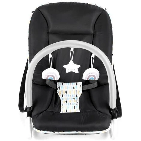 Transat Bébé LUCKZON Transat Balancelle Avec Barre De Jeu, Dossier Inclinable, Jusqu'à 9 Kg 4 Transat Bébé LUCKZON Transat Balancelle Avec Barre De Jeu, Dossier Inclinable, Jusqu'à 9 Kg – Image 2