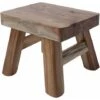 Marchepied En Bois Avec 4 Pieds Pour Bébé Et Enfant, Tabouret Multifonction Et Siège De Salle De Bain, Couloir (vernis) 1 Marchepied En Bois Avec 4 Pieds Pour Bébé Et Enfant, Tabouret Multifonction Et Siège De Salle De Bain, Couloir (vernis) -ATMOSPHERA || Songmics Soldes Boutique 46790947 1