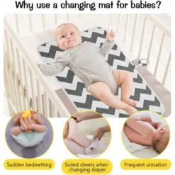 Matelas à Langer, Impermeable Portable Tapis A Langer Bebe Pour Maison Extérieur Voyage, Pliable Tapis A Langer De Voyage Pour Les Bébé, Les Personnes âgées, Les Menstruations Féminines 60X35 Cm Fonta 10 Matelas à Langer, Impermeable Portable Tapis A Langer Bebe Pour Maison Extérieur Voyage, Pliable Tapis A Langer De Voyage Pour Les Bébé, Les Personnes âgées, Les Menstruations Féminines 60X35 Cm Fonta -ATMOSPHERA || Songmics Soldes Boutique 48410233 4
