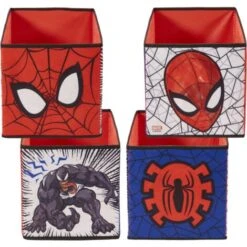 Lot De 4 Cubes De Rangement Pliables Et Décoratifs - Marvel Spiderman 28 Cm X 28 Cm -ATMOSPHERA || Songmics Soldes Boutique 49179730 5