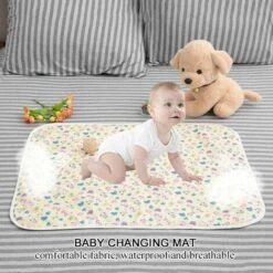 60x80cm Bébé Tapis D'urine Grand Respirant Imperméable À L'eau Infantile Doublure Couverture De Tapis Matelas à Langer Couches À Langer Change Lit En Coton Couverture De Bande Dessinée(candy) -ATMOSPHERA || Songmics Soldes Boutique 49463383 4