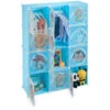 Relaxdays Armoire Chambre D'enfant, Modulable, 2 Tringle à Vêtements, DIY, étagère Animaux, HLP 145x110x37 Cm, Bleu -ATMOSPHERA || Songmics Soldes Boutique 49878345 1