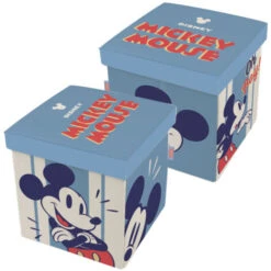 Tabouret De Rangement Disney Mickey - 30x30x30 Cm