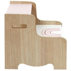 Paris Prix - Marchepied Pour Enfant Fille 33cm Rose & Blanc -ATMOSPHERA || Songmics Soldes Boutique 57074710 3