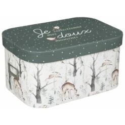 ATMOSPHERA Lot De 3 Boîtes De Rangement Forêt 36cm Multicolore -ATMOSPHERA || Songmics Soldes Boutique 57078257 3