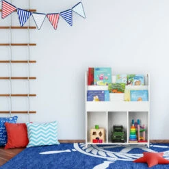 Relaxdays Etagère Enfants, Jouets Et Livres, Garçonnets Et Fillettes, Motif Feu , étagère De Jouets, PB, 75x62x29 Cm, -ATMOSPHERA || Songmics Soldes Boutique 57960823 5